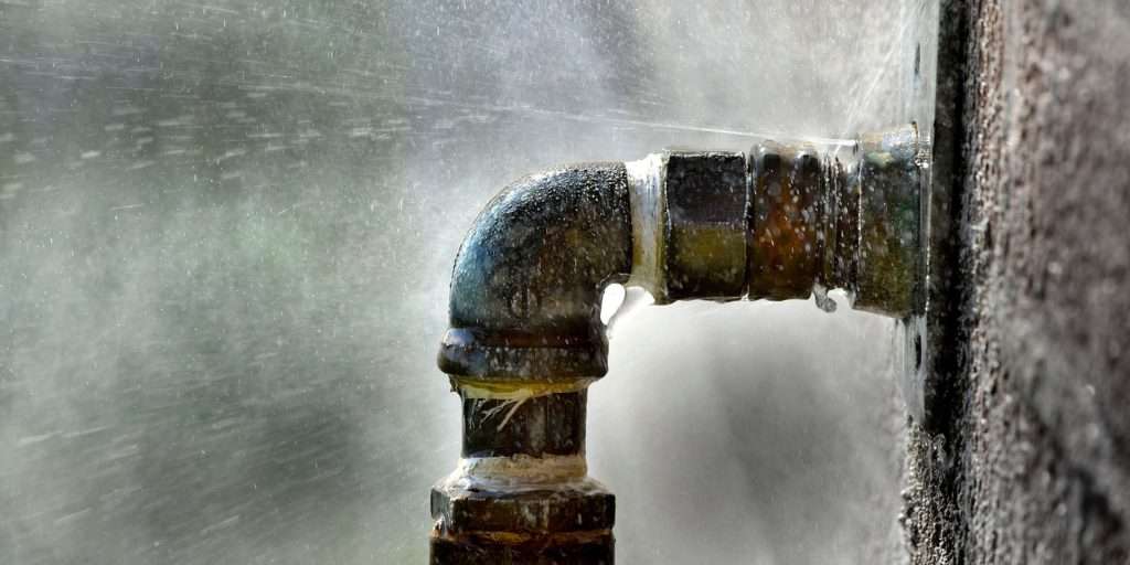 leaky plumbing or water fixtures
