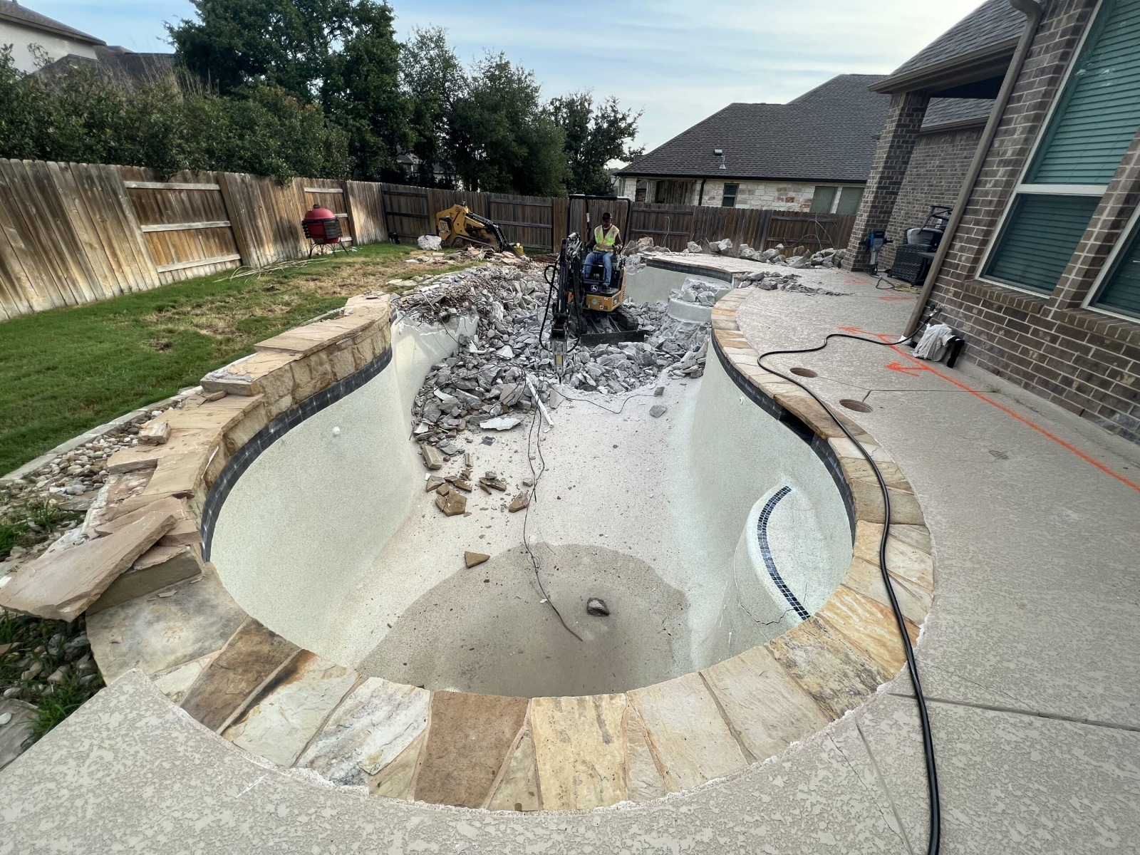 swimming pool demolition service