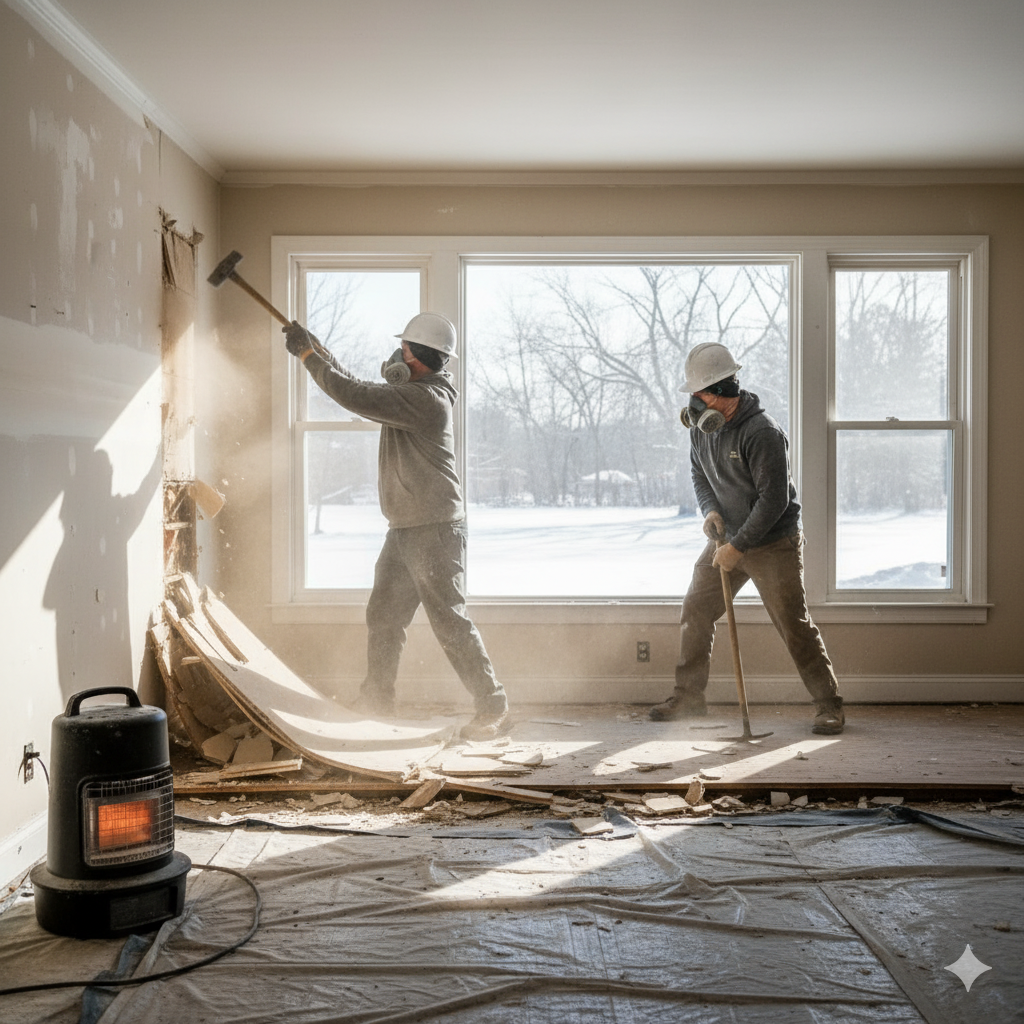 Why Winter is the Best Time for Interior Demolition